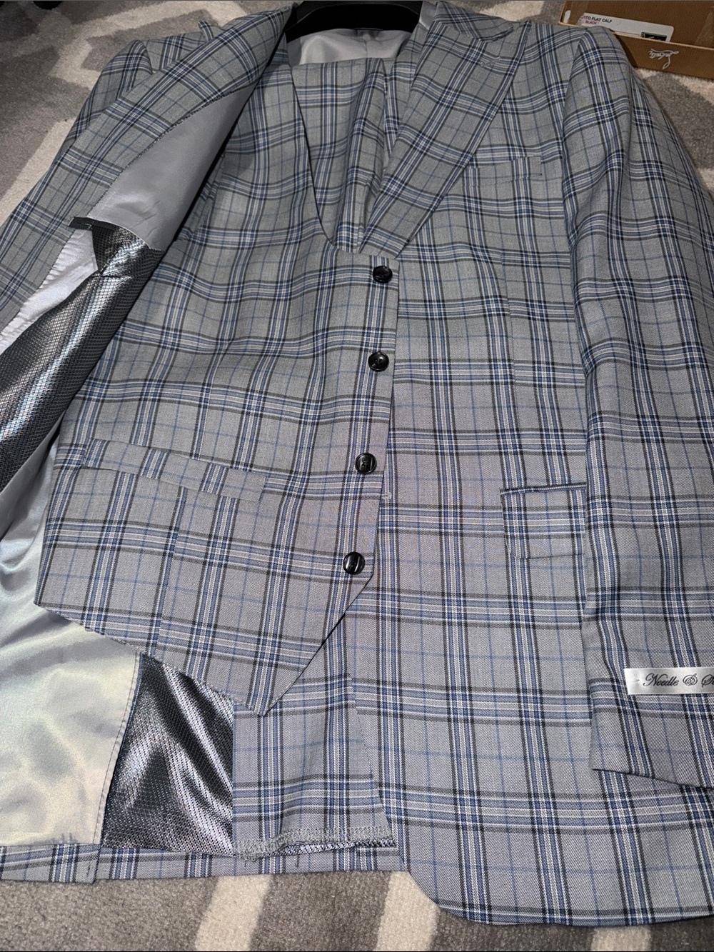 Needle & Stitch Men’s 40R 34w 3 pc suit / NEW